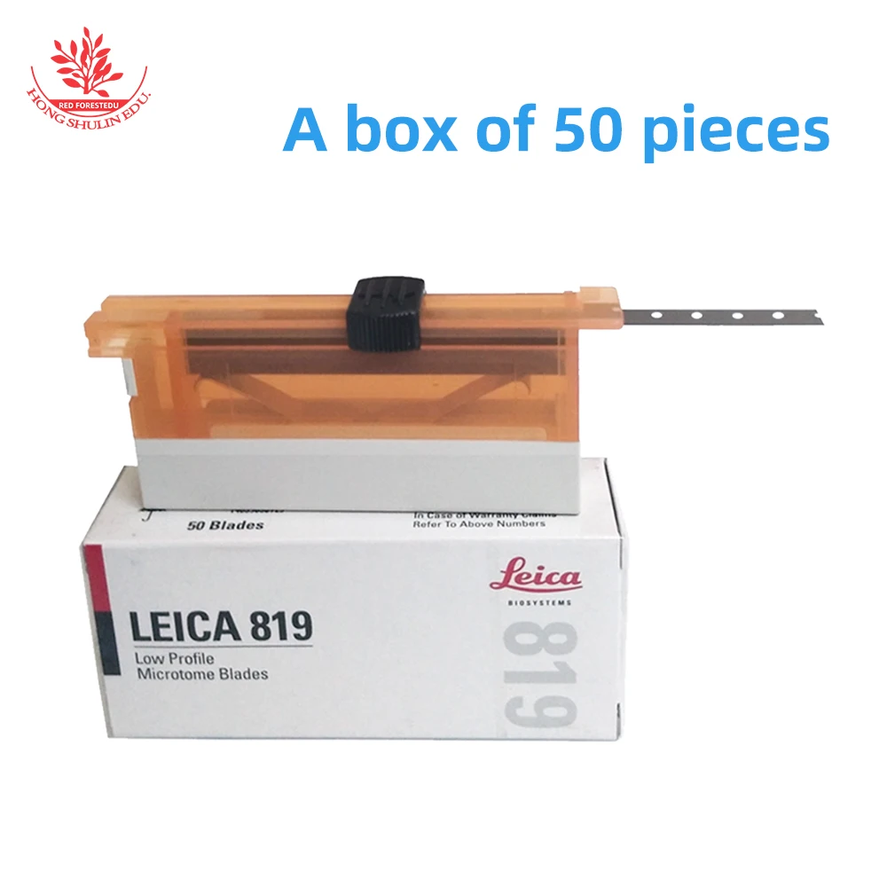 0.25 mm Dar Leica Mikrotom Bıçakları 819 Tek Kullanımlık Patolojik Slaytlar Doku Bıçağı Görüntü 0