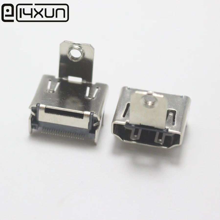 1/2/5 adet DIY HDMI Tip A Kaynak Tipi Dişi Fiş jack 19 Pin SMT Konektörü 4 Ayak Nikel kaplama Soket Görüntü 0