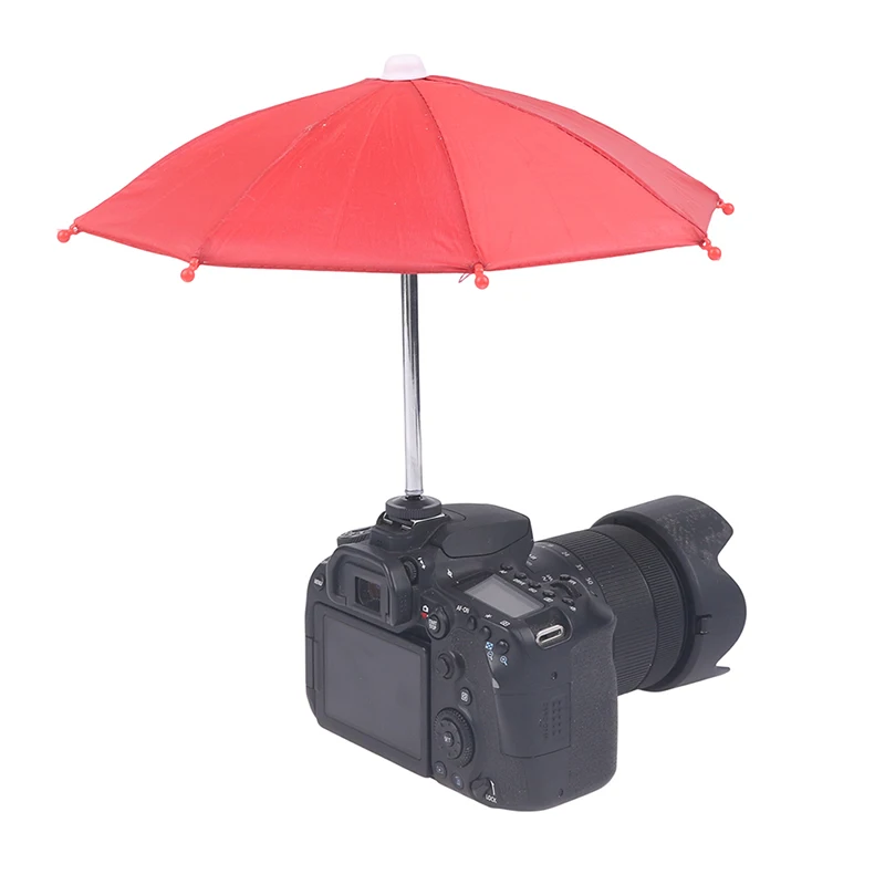 1 adet Dslr Kamera Şemsiye Güneşlik Yağmurlu Tutucu Genel Kamera Fotoğraf Kamera Şemsiye Kamera Aksesuarları 10 Renkler Görüntü 0