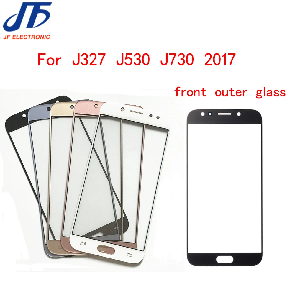10 Adet Dokunmatik Panel Samsung Galaxy J7 J3 J5 Pro 2017 J730 J530 J330 J327 lcd ekran Ön Dış cam ekran lensi OCA Görüntü 0