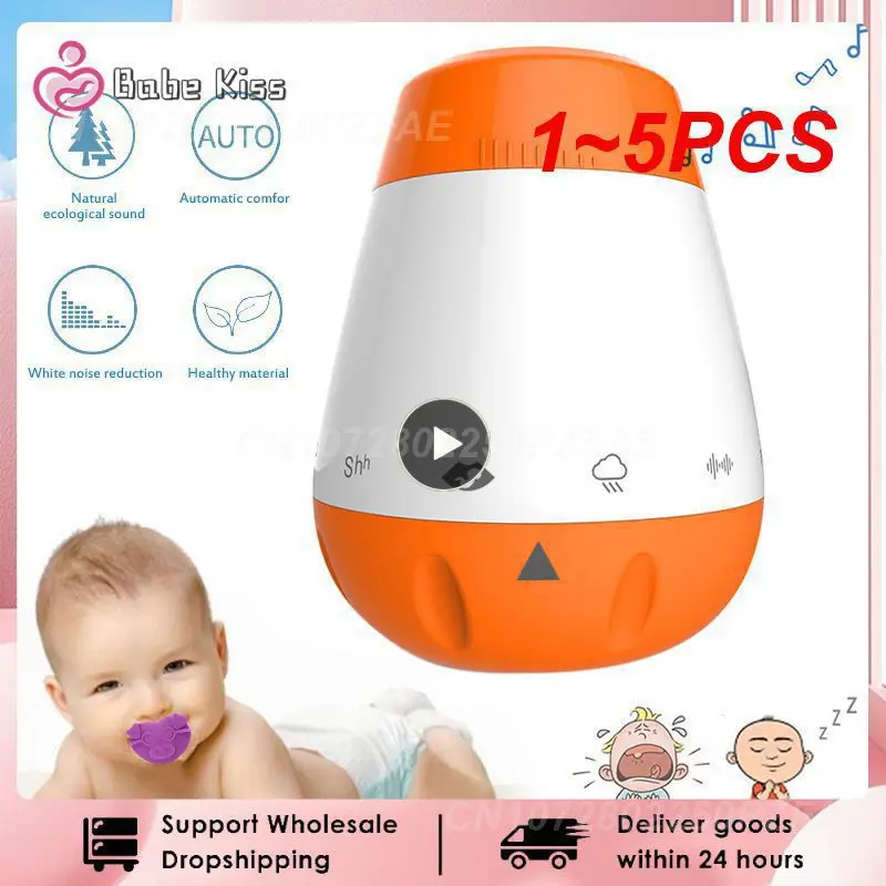 1~5 ADET Bebek Beyaz Gürültü Makinesi Akıllı Müzik Ses Sensörü Bebekler Kötü Uyku Yardımcı Terapi Ses Monitörü Jeneratörü bebekler için Görüntü 0