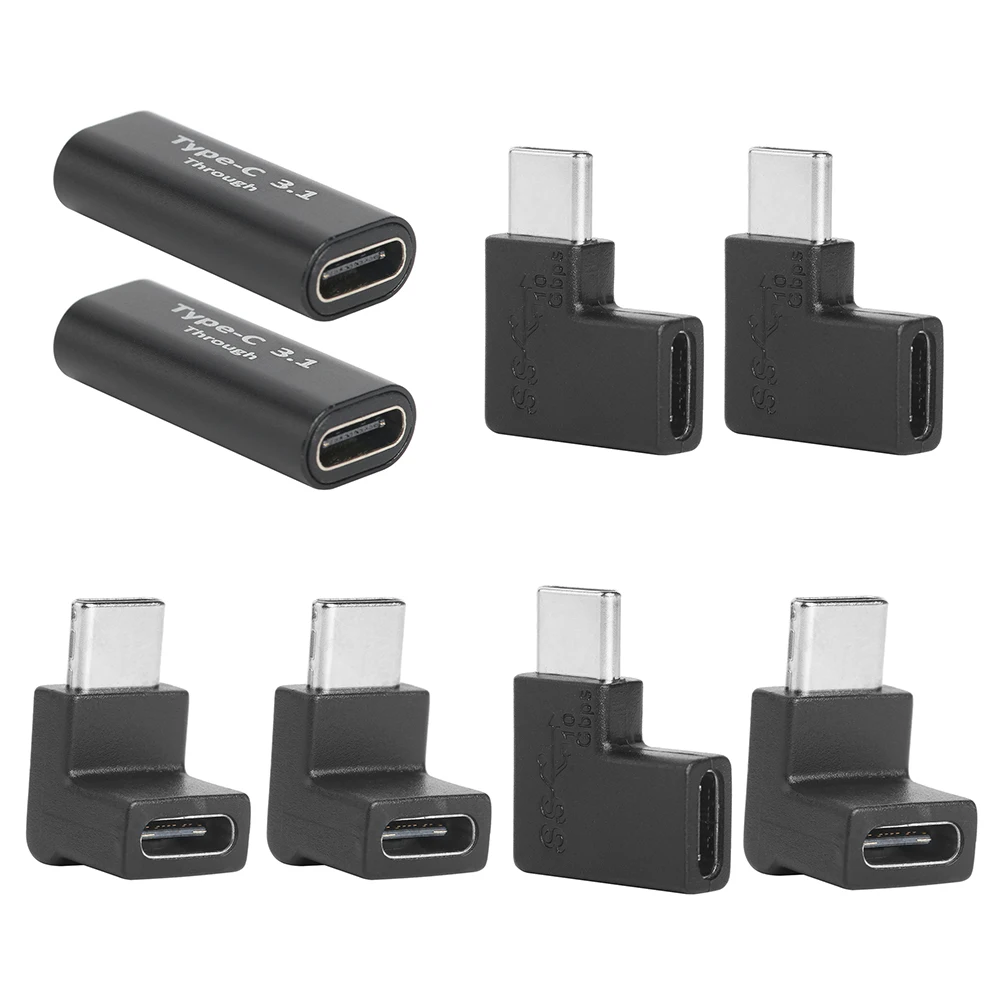 2 Adet USB 3.0 Tip C Uzatın Adaptörleri Hızlı Şarj Data Sync Cinsiyet Değiştirici Düz Dönüştürücü Smartphone için Görüntü 0