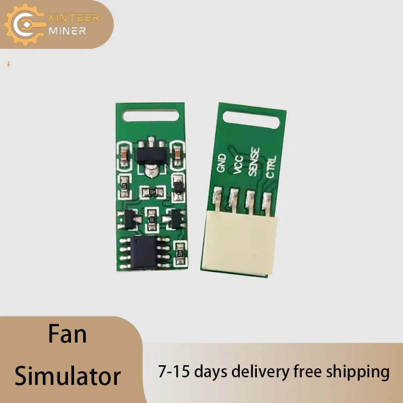 4 Pins Fan Simülatörü Emulator Antminer Tüm Madenci Z11 Z15 S9 T9 S17 T17 S19 L7 D7 fan hız kontrolörü Görüntü 0