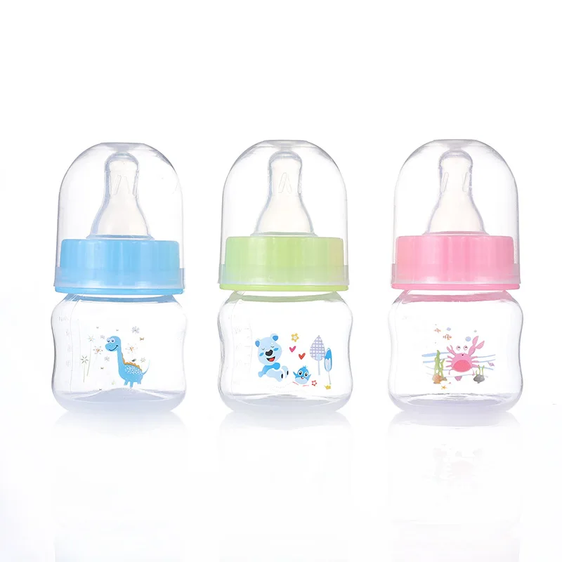 50 ML Bebek Yenidoğan Mini Taşınabilir Besleme bebek bakım şişesi BPA Ücretsiz Güvenli Bebek Hemşirelik Meme Bakımı Besleyici Meyve Suyu Süt Şişeleri Görüntü 0