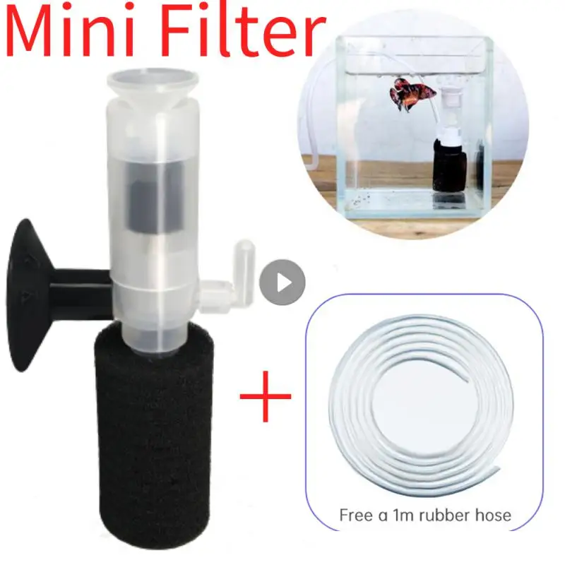Akvaryum filtresi Tankı Pratik Biyokimyasal Sünger Filtreler Mini Çok Katmanlı Filtre Küçük Balık Tankı İçin sünger filtre Pompaları Kaynağı Görüntü 0