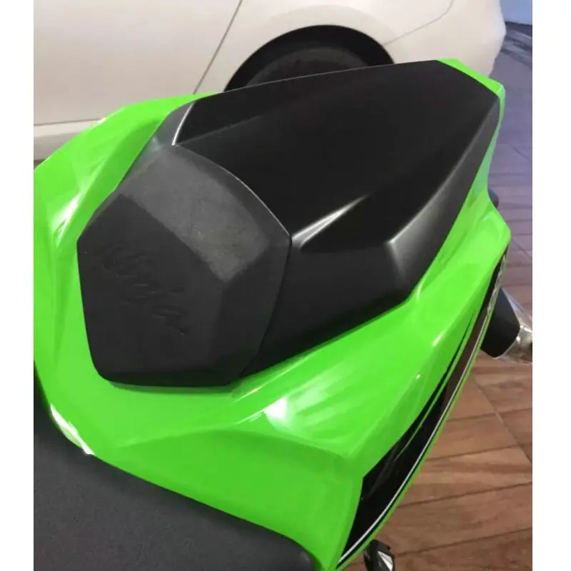 Arka Kaporta Koltuk Kukuletası 2016 2017 2018 2019 2020 Kawasaki Ninja ZX10R ZX 10R ZX-10R Pillion Kapak Siyah Karbon Yeşil Görüntü 0