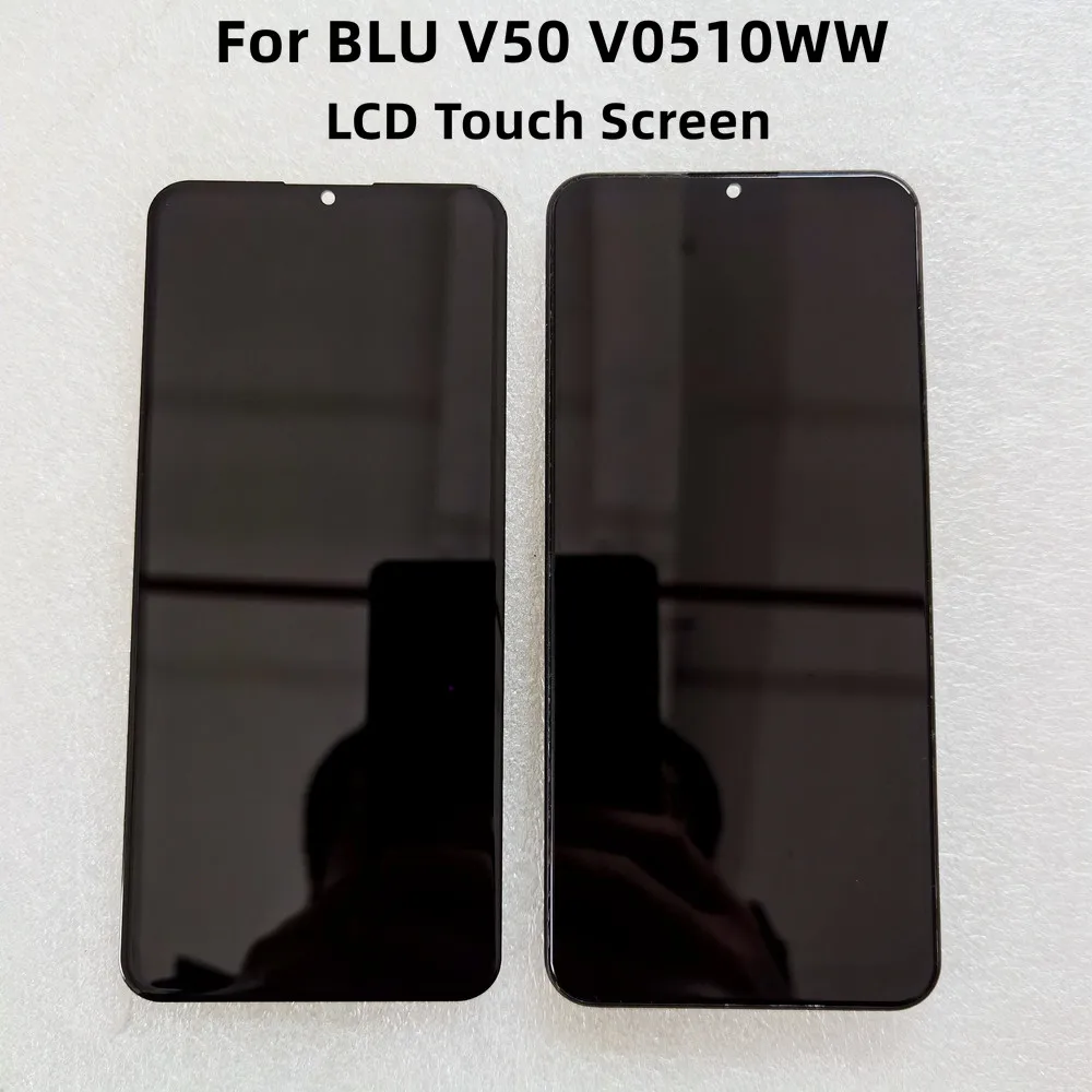 BLU V50 V0510WW Lcd ekranlı cep Telefonu Dokunmatik Dahili Ve Harici Entegre Ekran Modülü Değiştirme Çerçeve İle Görüntü 0