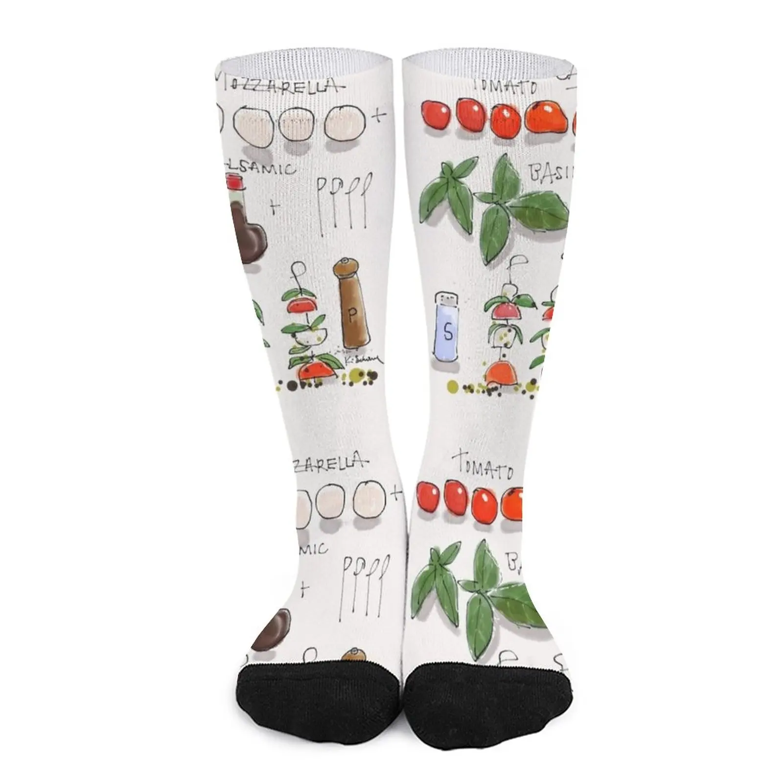 Caprese Salata Çorapları Yürüyüş botları komik hediyeler Görüntü 0