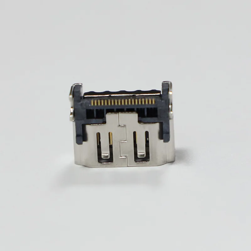 HDMI uyumlu Bağlantı Noktası soketli konnektör Metal Hafif Yüksek Kaliteli Uygun Taşınabilir Tüketici Elektroniği Gümüş Mini Görüntü 0