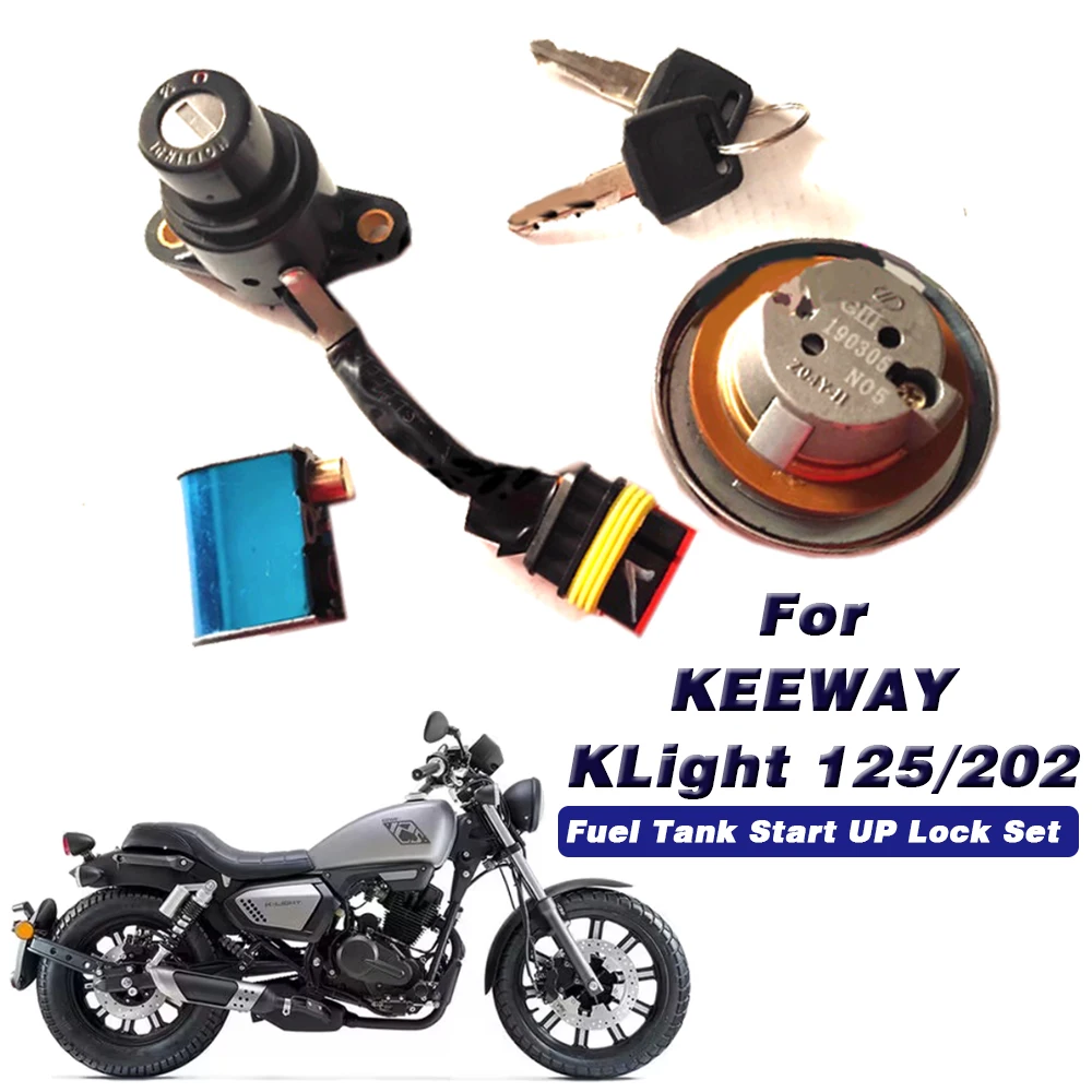 KEEWAY KLight K ışık 125 202 motosiklet kilidi Seti Kontak Anahtarı Başlangıç Anahtar Yakıt Deposu Kilidi Aksesuarları Görüntü 0