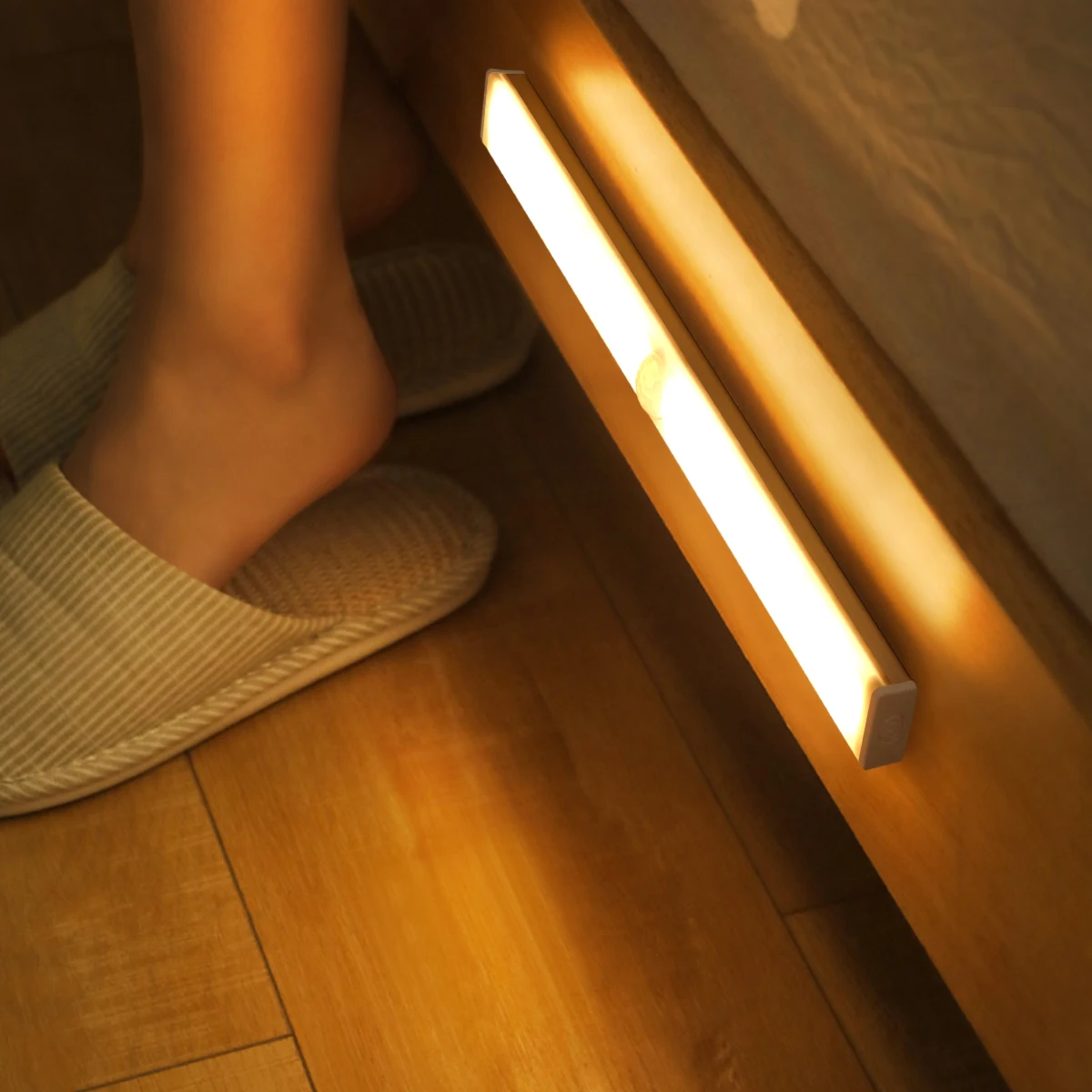 Kablosuz hareket sensörlü led bar ışığı Gece Aydınlatma 5V USB şarj edilebilir lamba Taşınabilir Dolap Mutfak Merdiven Akıllı indüksiyon ışık Görüntü 0