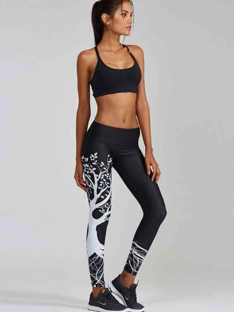 Kadınlar Yoga Spor Tayt Spor Streç Spor Yüksek Bel Pantolon Pantolon Spor tayt Push Up Tayt Spor Egzersiz Spor Görüntü 0