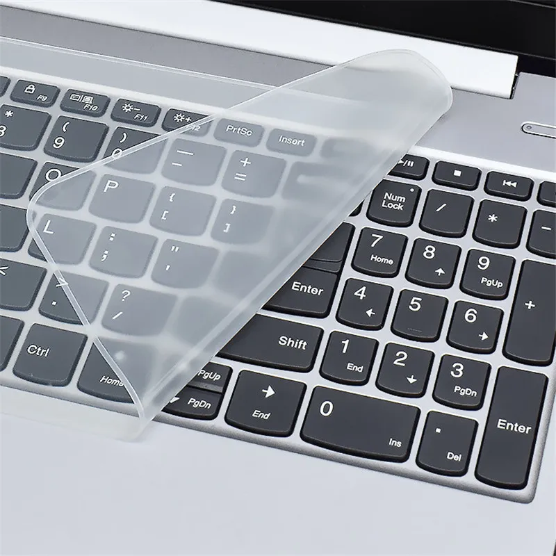 Laptop klavye silikon film dizüstü silikon kauçuk film silikon klavye koruyucu kapak şeffaf toz geçirmez ped Görüntü 0