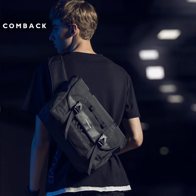 Messenger omuzdan askili çanta streetwear techwear aksesuarları estetik comback C0468 Görüntü 0