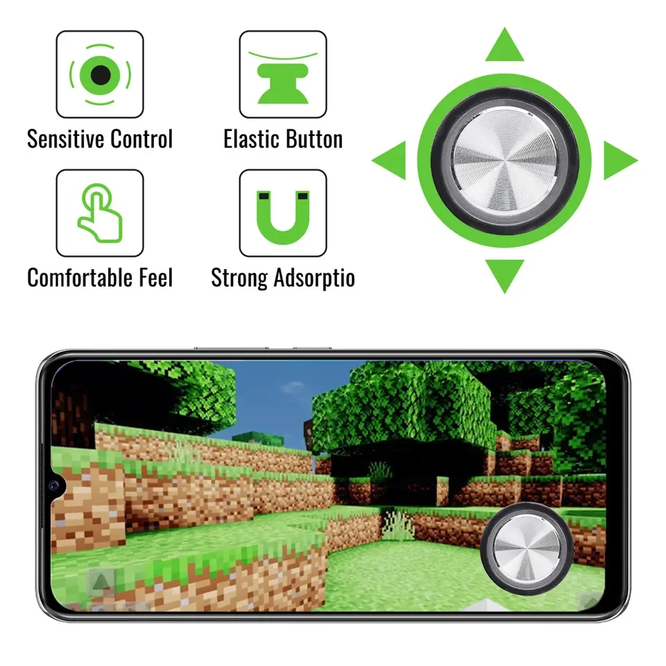 Mobil Oyun Denetleyicisi Oyun Tetik Amaç Çekim Gamepad Joystick denetleyicisi Metal Düğme iPhone Android için Görüntü 0