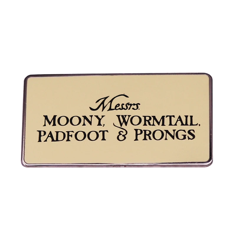 Moony Wormtail Padfoot Ve Çatalak Emaye pin sihirbazı arkadaşlar rozeti Büyülü Chibi takı Yılbaşı Hediyeleri Görüntü 0