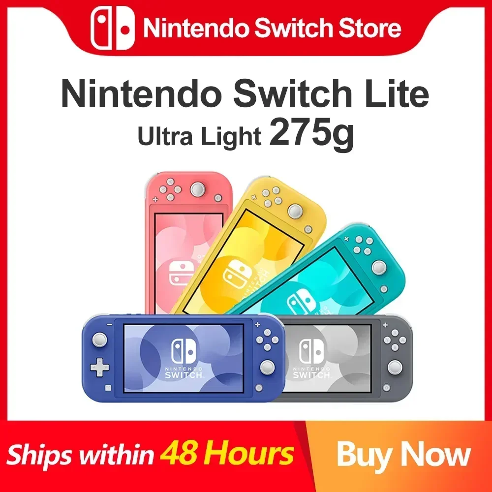 Nintendo Anahtarı Lite elde kullanılır oyun konsolu 275g Hafif ve Taşınabilir Dahili Joy Con Denetleyici Çoklu Renk Seçeneği Görüntü 0
