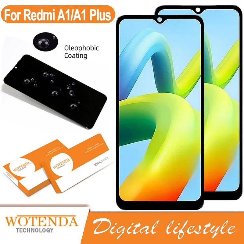 Orijinal Ekran Xiaomi Redmi İçin A1 LCD 220733SI 220733SG dokunmatik ekran paneli Sayısallaştırıcı Redmi İçin A1+ A1 Artı 220733SFG Görüntü 0