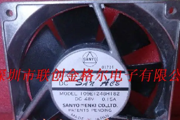 Orijinal Japon 120' 120 ' 38 alüminyum çerçeve fanı 109E1248H182 48V 0.15 A Görüntü 0