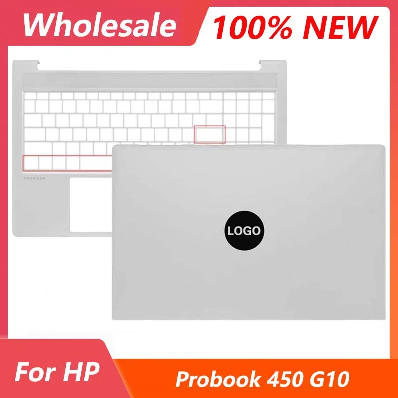 Orijinal Yeni Laptop Top Durumda HP ZHAN66 Pro15 G5 450 G10 LCD Ekran arka kapak Palmrest Üst Durumda Kabuk Değiştirin Gümüş Görüntü 0
