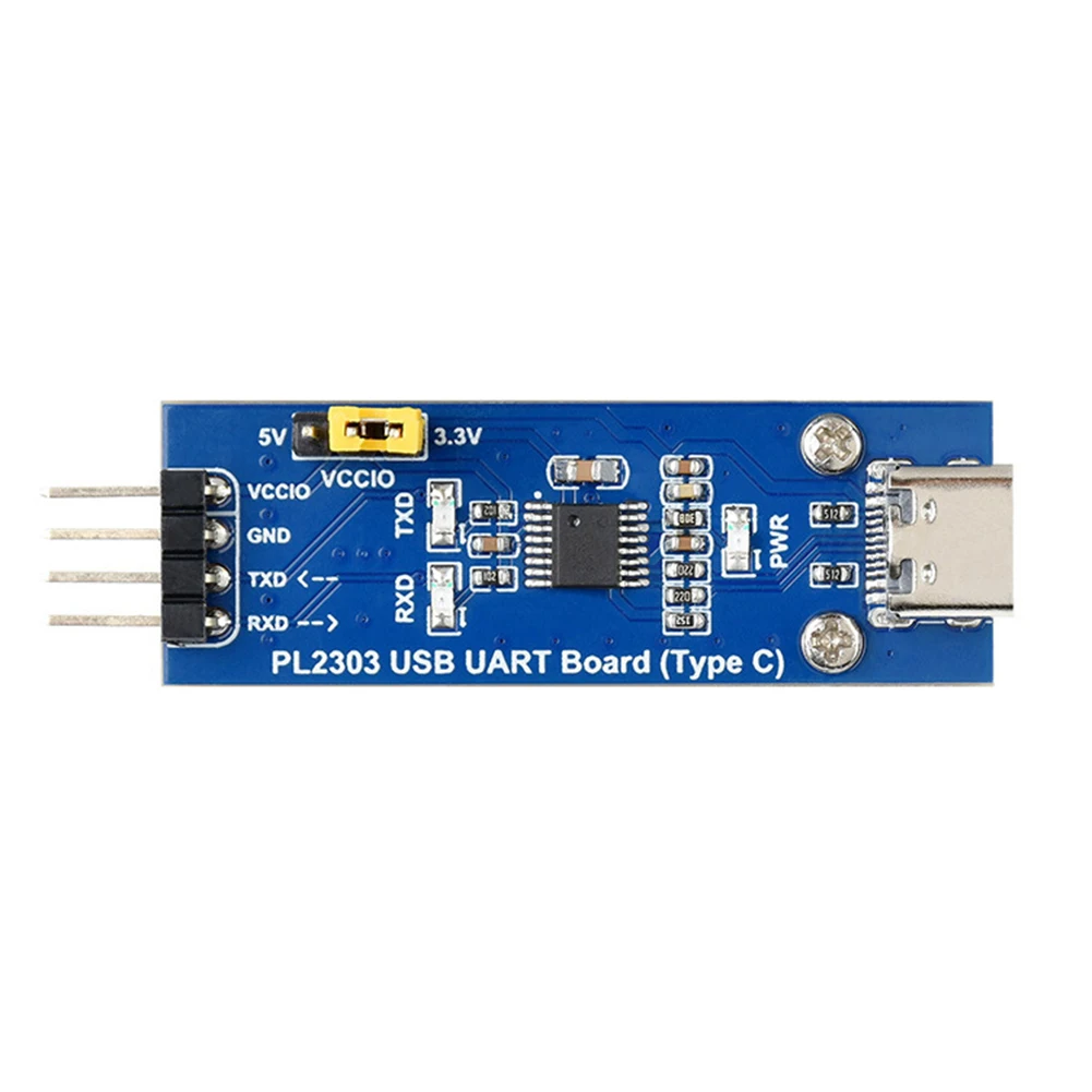 PL2303 USB UART Kurulu 1.8 V/2.5 V Kaynağı Tipi C TTL Seri Modülü 3LED Göstergesi USB Seri Adaptör 3.3 V/5V Çıkış Görüntü 0