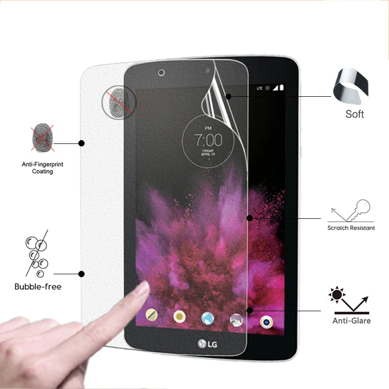 Premium Parlama Önleyici ekran koruyucu film Mat Film LG G Pad 7.0 İçin LK430 tablet Anti-Çizikler Ekran Koruyucu filmler Görüntü 0