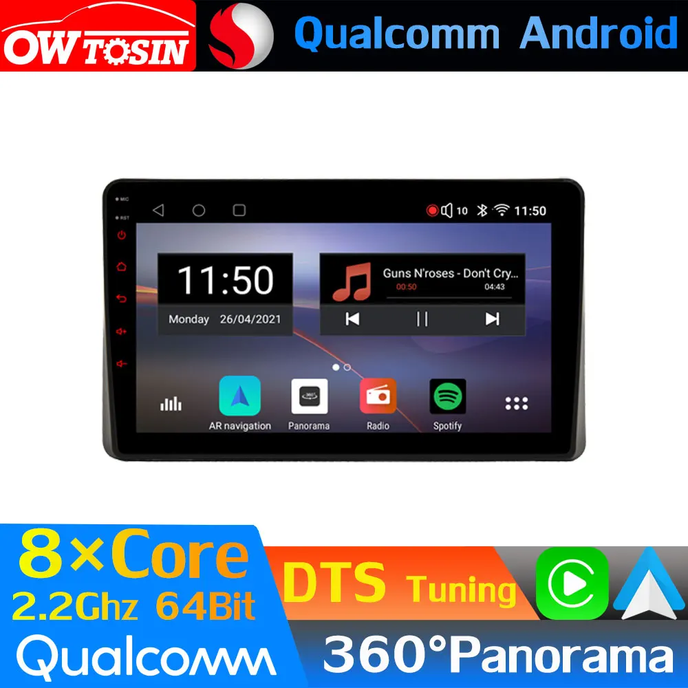Qualcomm 8 Çekirdekli Android Araba Medya Nissan Teana Maxima İçin J31 2003-2008 GPS Navigasyon 360 Kamera Radyo CarPlay Otomatik 4G HIFI HDMI Görüntü 0