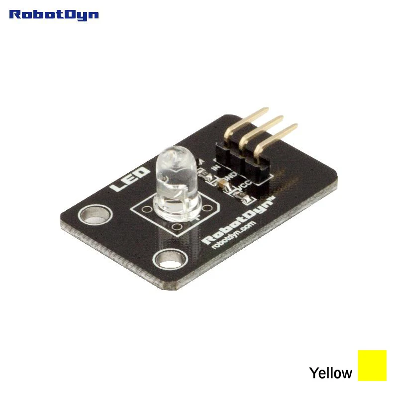 Renkli LED modülü (sarı). 3.3 V / 5 V Görüntü 0