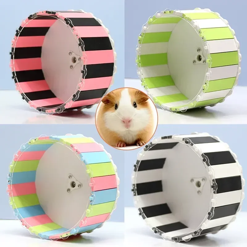 Spor Hamster Sessiz Kafes Hayvan Pet Yuvarlak Büyük egzersiz tekerleği Egzersiz Malzemeleri Küçük Koşu Aksesuarları Oyuncak Görüntü 0