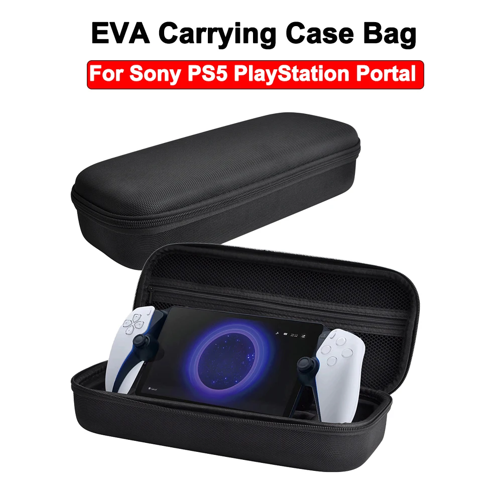 Taşıma çantası Sony PS5 PlayStation Portal Oyun Konsolu saklama çantası Darbeye Dayanıklı Koruyucu Seyahat Çantası file çanta Görüntü 0
