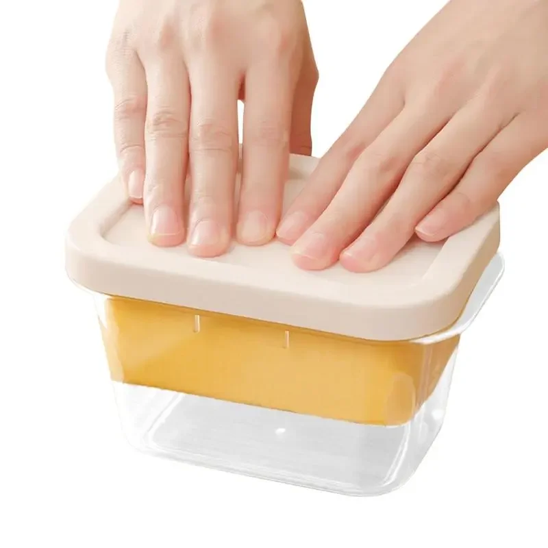 Tereyağı Kesme Kutusu Peynir Saklama kapaklı kutu tereyağı tabağı Dilimleme Tereyağı Saklama Kabı Gıda saklama kutusu Ev Mutfak için Görüntü 0