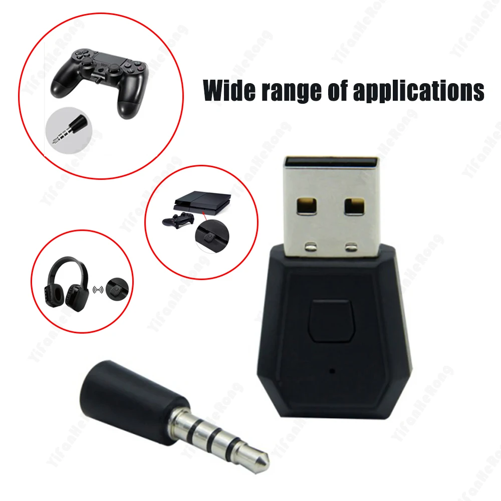 USB Adaptörü Bluetooth Uyumlu Kablosuz Verici USB Dongle PS4 Gamepad Oyun Denetleyicisi Konsolu Kulaklık PC İçin Görüntü 0