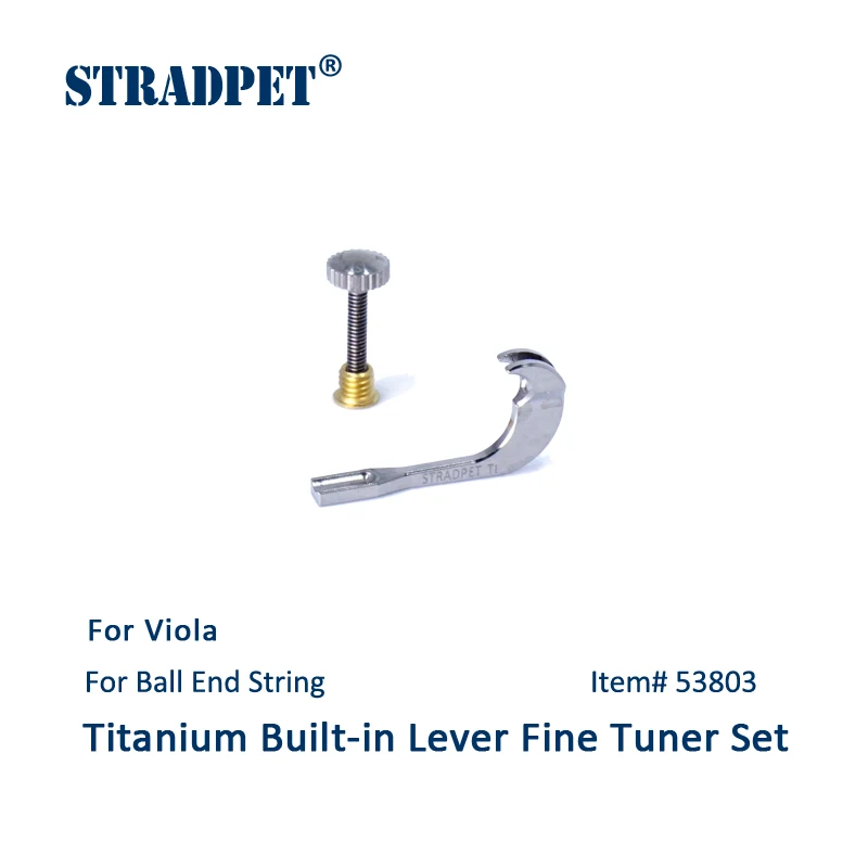 Viyola için STRADPET Titanyum Dahili Kollu İnce Tuner Seti( vidalı bir tuner), Viyola Aksesuarları Görüntü 0