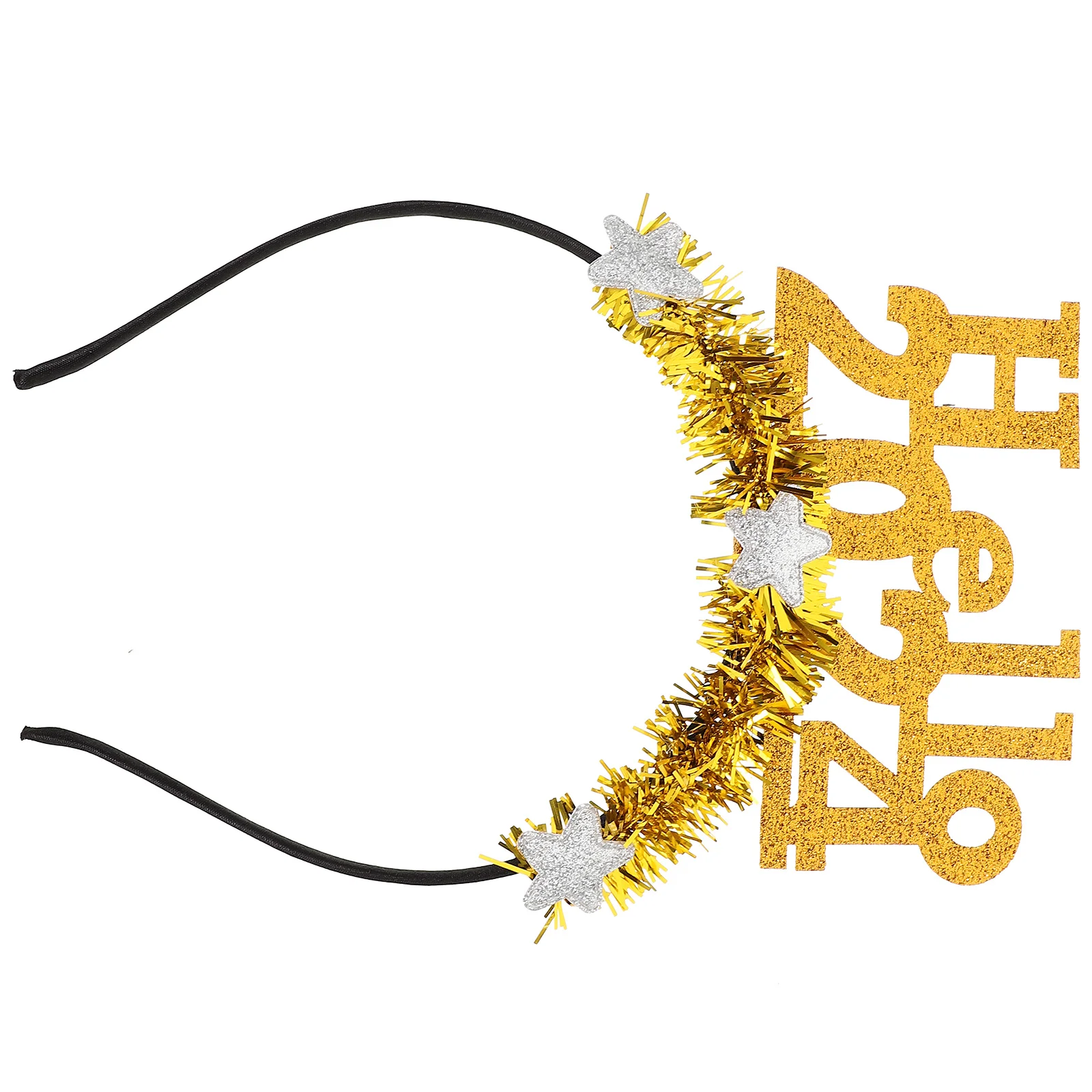 Yeni Yıl Tema Kafa Bandı Yaratıcı 2024 Kafa Bandı Festivali saç tokası Kadınlar için Görüntü 0