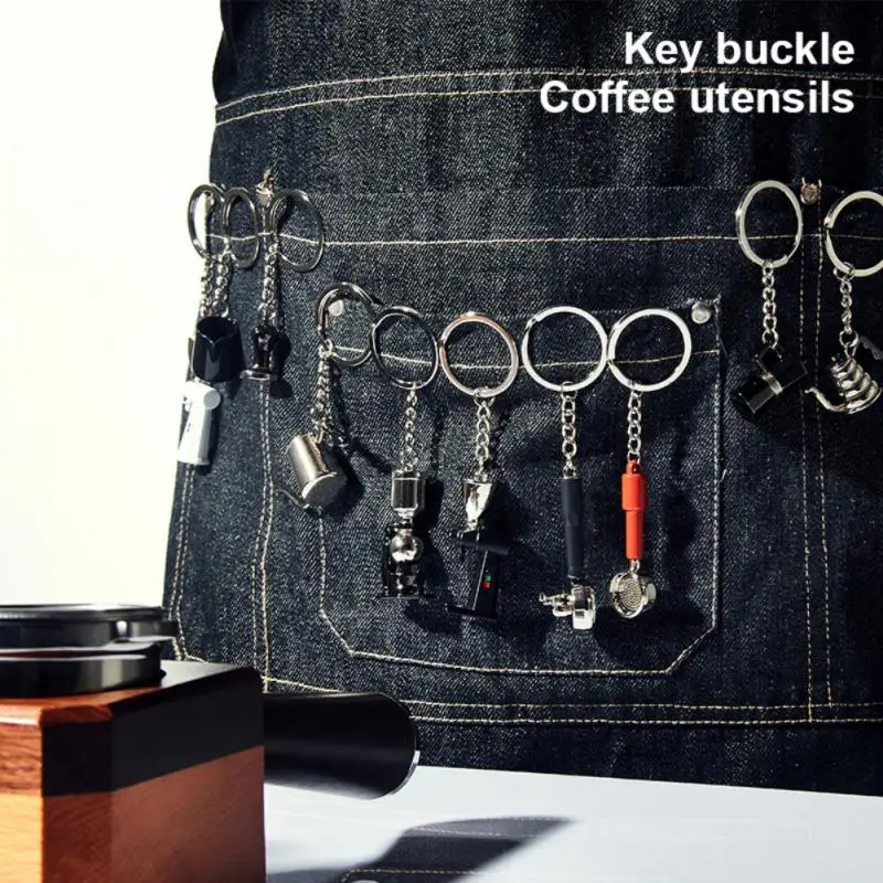 1 ADET Metal Anahtarlık El Bira Pot Kahve Serisi Çanta Kolye Anahtarlık Tutucu Anahtar Araba Biblo Anahtarlık Erkekler Kadınlar İçin Anahtarlık Görüntü 1