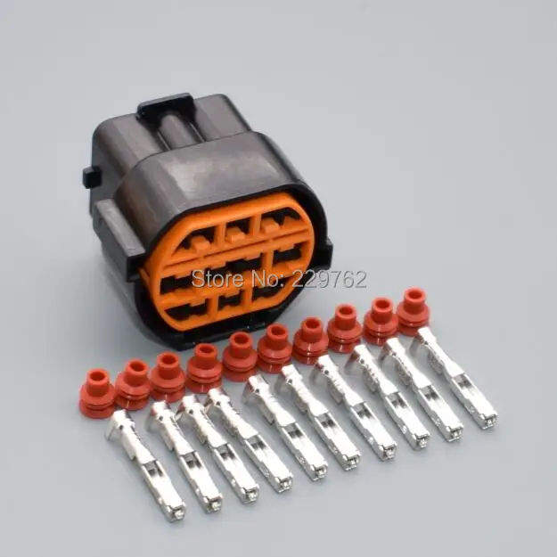 10 pin otomotiv su geçirmez konnektör 2.8 farlar LED araba soketi sensörü konnektörü GL221-10021 HP066-10021 HYUNDAİ KİA İçin Görüntü 1