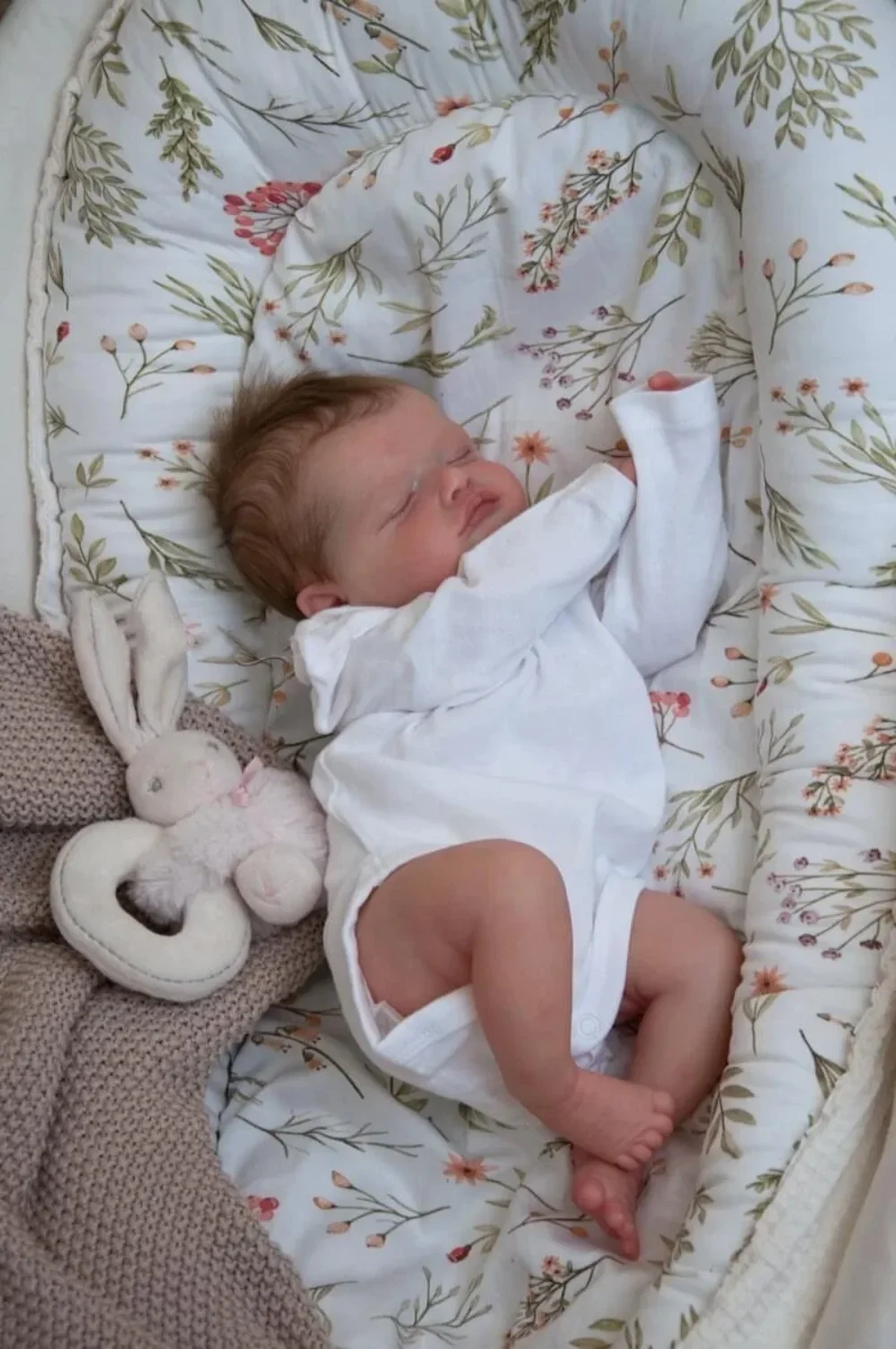 18 inç Yenidoğan Bebek Boyutu Yeniden Doğmuş Bebek premium makyaj El Yapımı 3D Cilt En Kaliteli Koleksiyon Sanat Bebek Görüntü 1