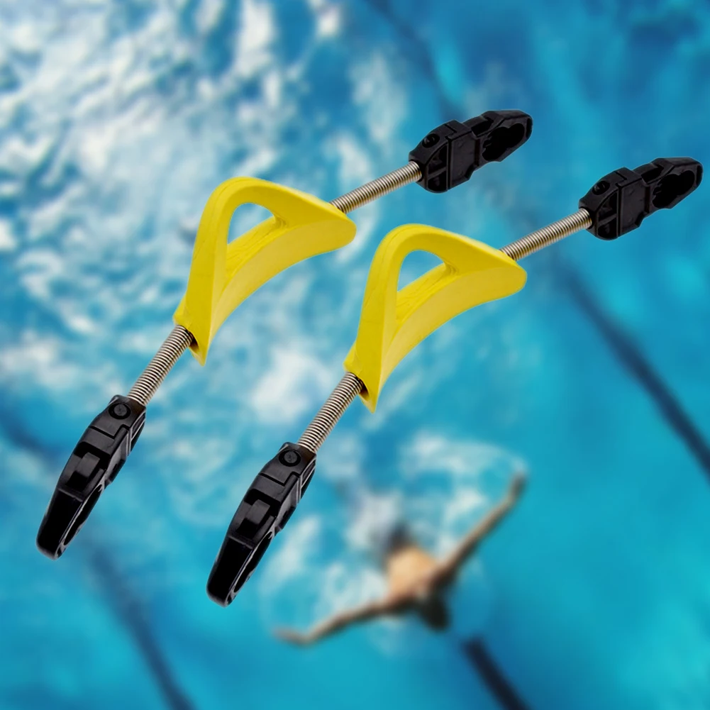 2 adet Dalgıç topuk askıları Bahar Toka Paslanmaz Çelik Yüzme Yüzgeçleri Ayakkabı Bağı Yumuşak Dayanıklı Taşınabilir Dalış Şnorkel Malzemeleri Görüntü 1