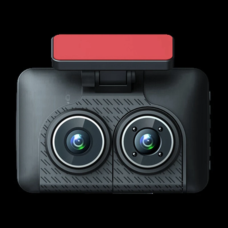 4 İnç 1080P Üç lensli araba Kaydedici Park İzleme Yedekleme Video Fonksiyonu HD Gece Görüş Kaydedici Araba İçin Görüntü 1