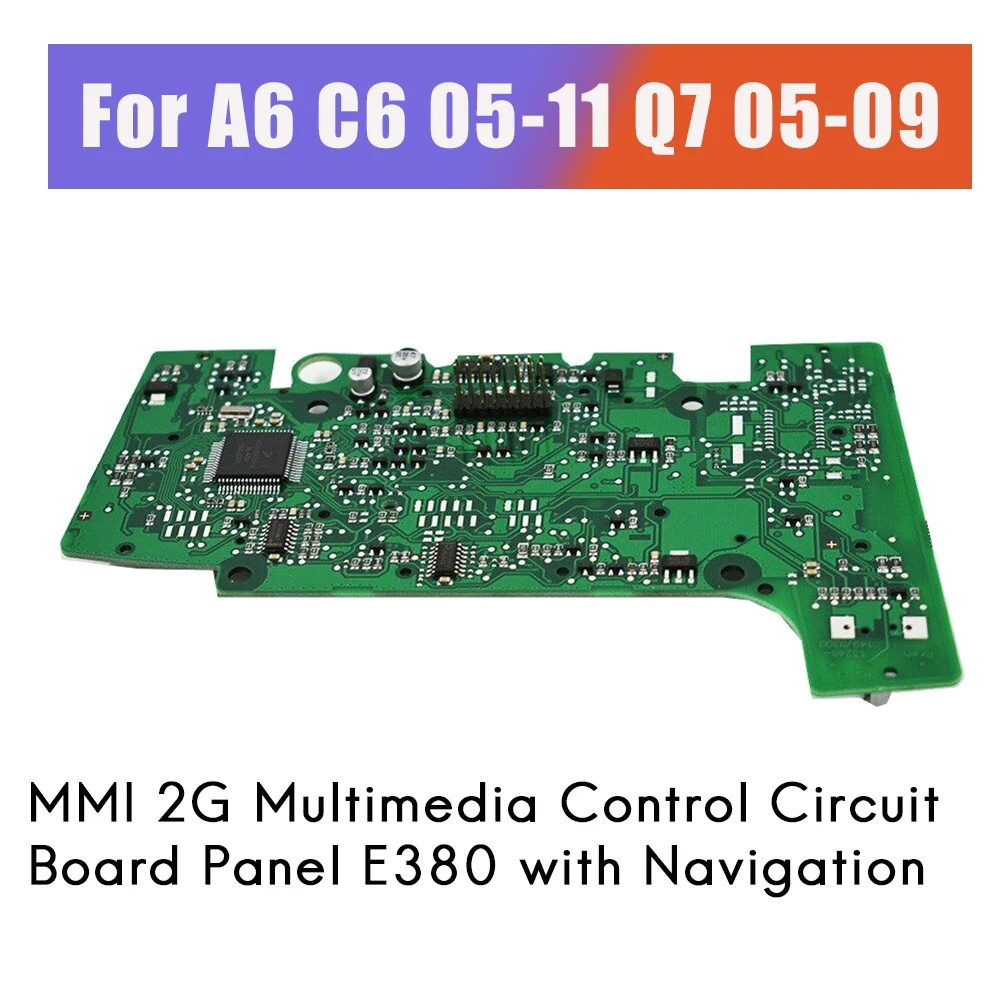 4L0919610 4F1919611-Audı A6 05-11 Q7 05-09 MMI 2G Multimedya Kontrol devre Paneli E380 Navigasyon PCB Görüntü 1