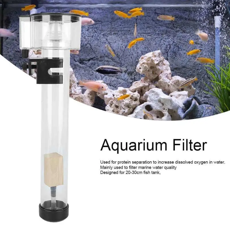 Akrilik Balık Tankı Protein Skimmer Ayırıcı + IQ5 Aksesuarı Akvaryum Filtrasyon Balık Yetiştiriciliği Görüntü 1