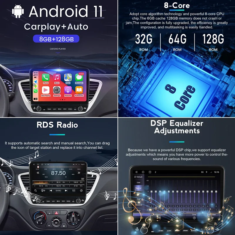 Android 8 + 128G Multimedya Oynatıcı İçin Ssangyong Korando 3 Actyon 2 2014 2015 2016 Navigasyon GPS Oto Araba Radyo DVD Hiçbir 2din 2 Din Görüntü 1