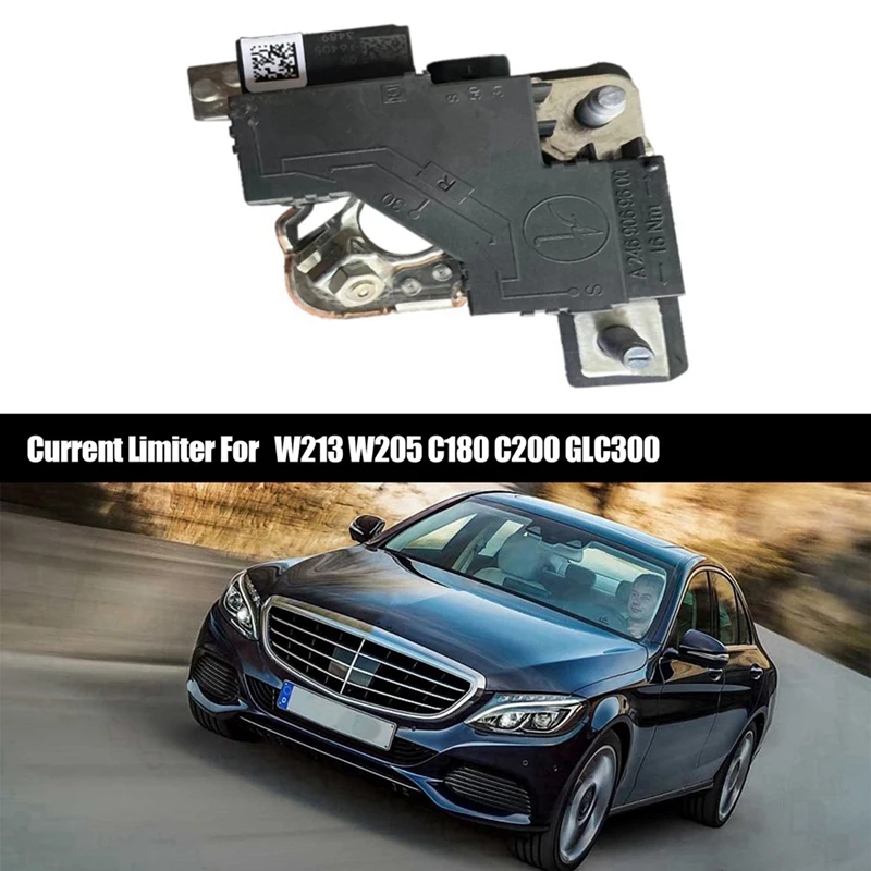 Araba Akü Kablosu Negatif Koruyucu Ünitesi Akım Sınırlayıcı A2469069600 Mercedes Benz İçin W213 W205 C180 C200 GLC300 Görüntü 1
