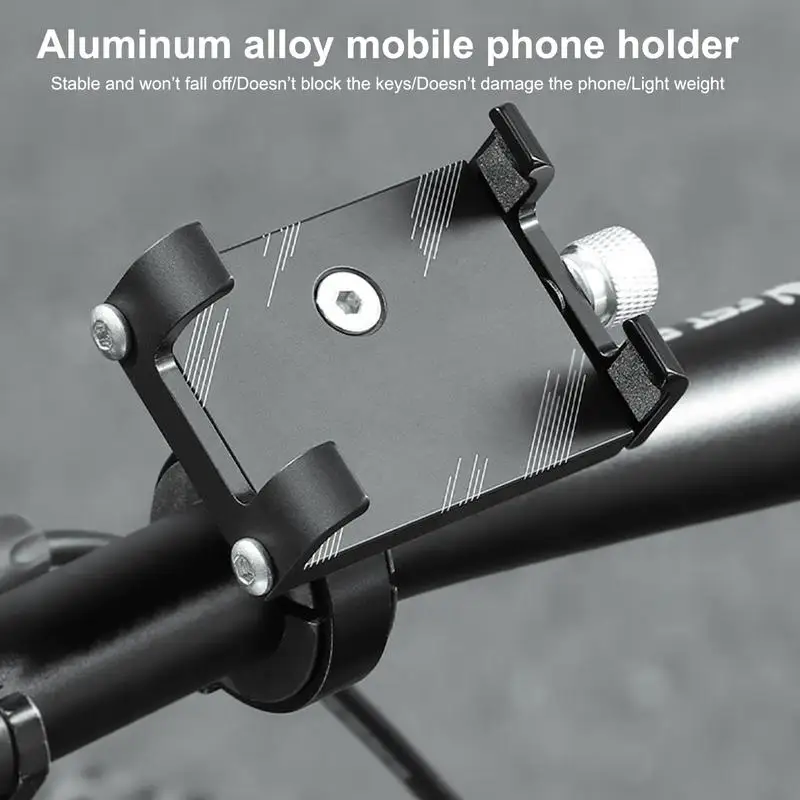 Bisiklet telefon tutucu Bisiklet telefon tutucu Bisiklet akıllı telefon tutucu Alüminyum Alaşımlı Bisiklet Telefon Klip Bisiklet Dağ Bisikleti Ve Görüntü 1
