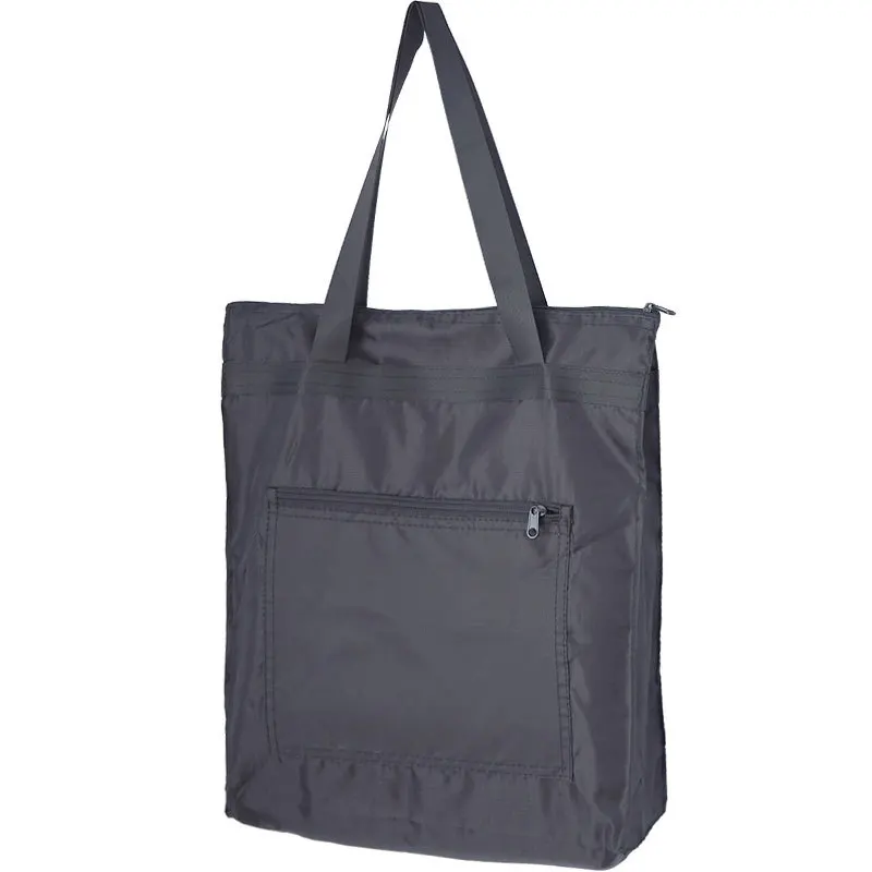 Büyük Kapasiteli Su Geçirmez Oxford Kumaş Kullanımlık Katlanabilir alışveriş çantası Tote Çanta omuzdan askili çanta Yıkanabilir Alışveriş saklama çantası Çanta Görüntü 1