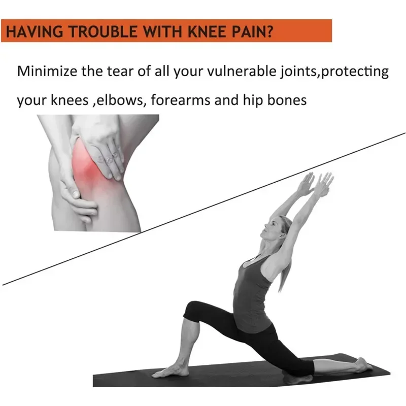 Destek Spor Koruyucu kol egzersizi Yoga Denge Köpük Bacak yastık pedi Egzersiz Diz Dirsek Mat Yumuşak Görüntü 1