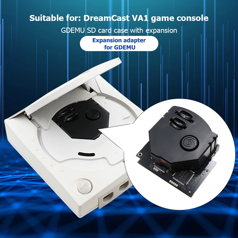 GDEMU Uzaktan Kart 3D Baskılı Montaj Kiti Uzatma Adaptörü SEGA DreamCast VA1 Görüntü 1