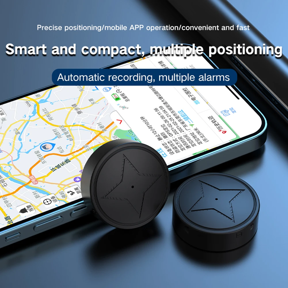 GPS Izci Anti-kayıp Alarm Mini Kablosuz Manyetik Izci Araç Takip Çocuk Yaşlı Çanta Cüzdan Bulucu Bulucu Anti Kayıp Alarm Görüntü 1