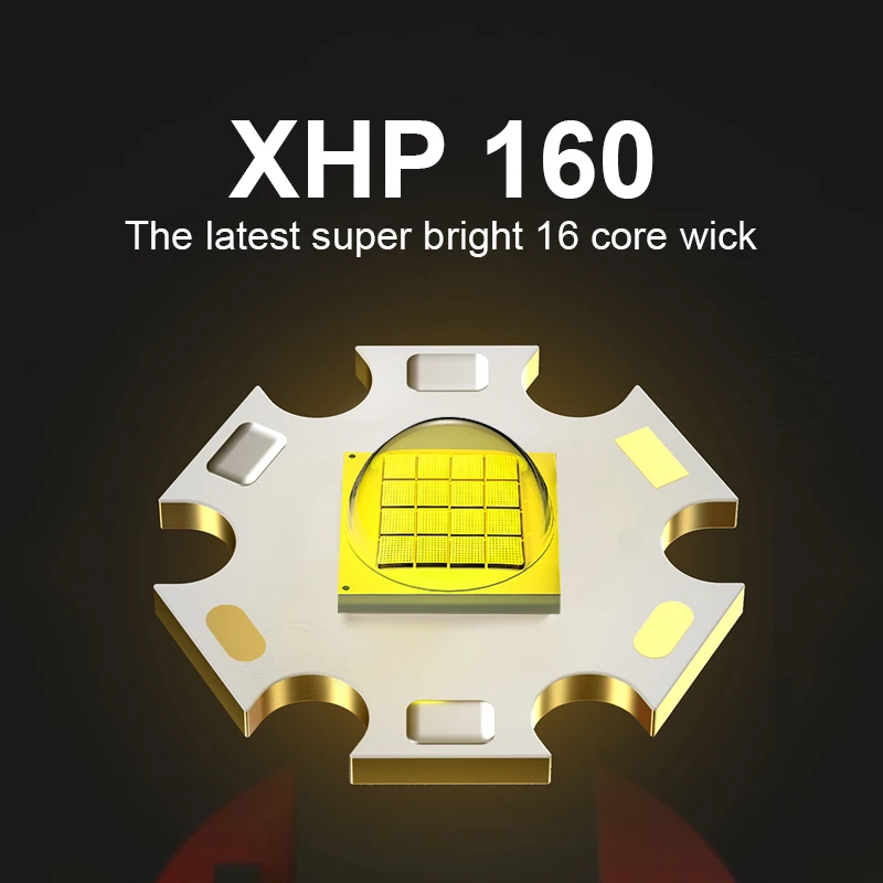 Güçlü XHP160 USB şarj edilebilir led lamba far su geçirmez kafa feneri zumlanabilir balıkçılık kamp yürüyüş far 18650 ışık Görüntü 1