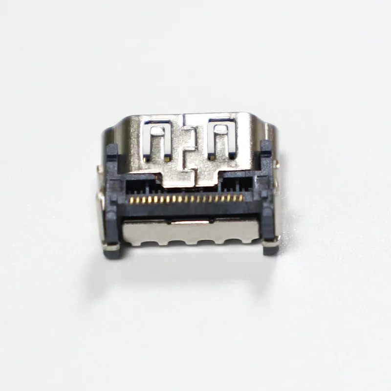 HDMI uyumlu Bağlantı Noktası soketli konnektör Metal Hafif Yüksek Kaliteli Uygun Taşınabilir Tüketici Elektroniği Gümüş Mini Görüntü 1